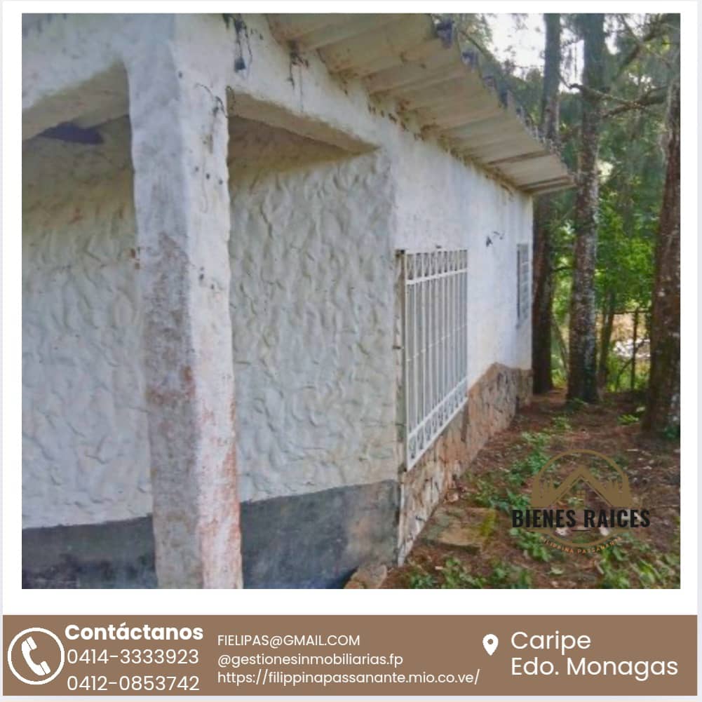 Se vende en Caripe, finca en La Cuchilla