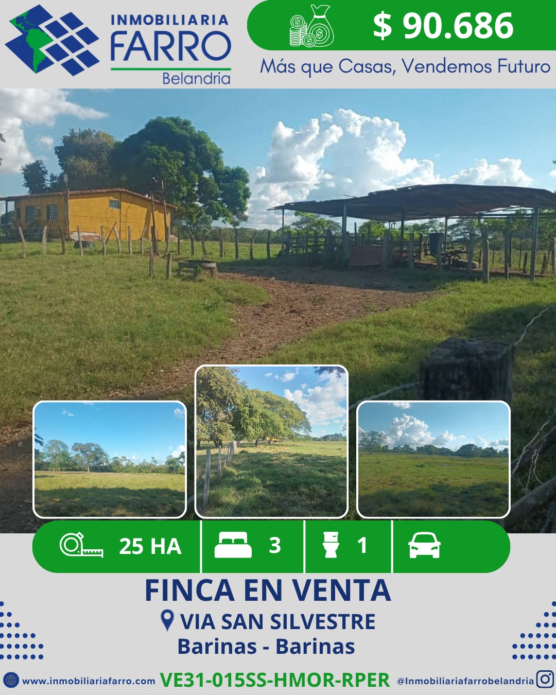 INMOBILIARIA FARRO VENDE FINCA JERUSALEN 